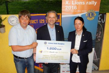 LK Konjice - 10. Lions Rally - donacija