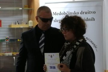 LK Portorož Zarja – donacija Medobčinskemu društvu slepih in slabovidnih v Kopru