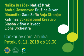 Dobrodelni koncert Lions kluba Vrhnika