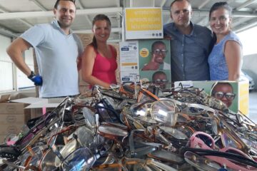 ekipa Lionskov on zbranih rabljenih očalihčal