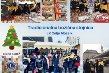 Tradicionalna božična stojnica LK Celje Mozaik