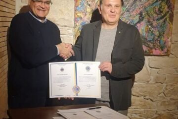 Pobratenje z Lions klubov Izola-Isola in Portole iz Oprtalja na Hrvaškem